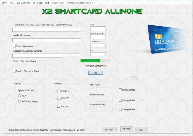 EMV X2 Smartcard Allinone